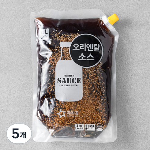 아워홈오리엔탈 - 아워홈 행복한맛남 오리엔탈소스, 2kg, 5개