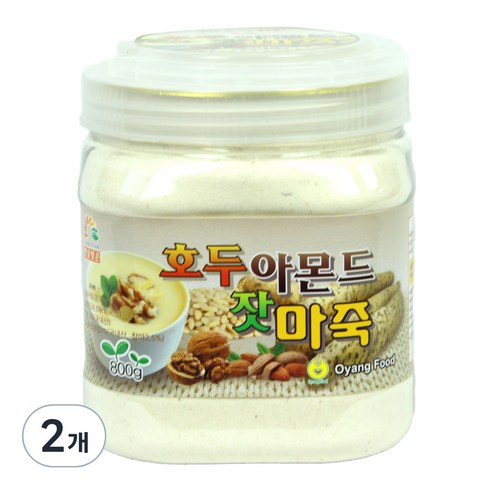 마죽 - 오양식품 호두 아몬드 잣 마죽, 800g, 2개