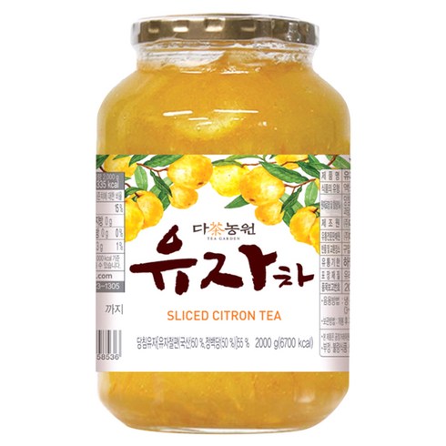 다농원 유자차, 2kg, 1개입, 1개