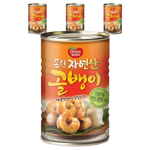 동원자연산골뱅이400 - 동원 자연산 골뱅이, 400g, 4개