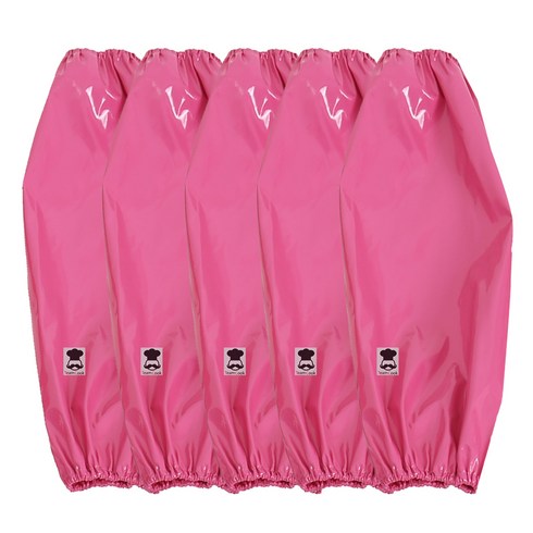 팀쿡 유광 방수토시, 핑크, 5개