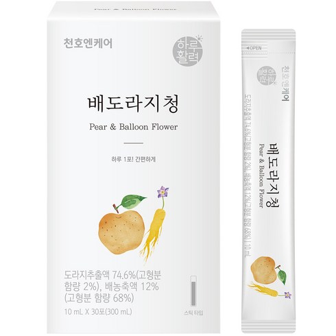 천호엔케어 배도라지청, 10ml, 30개입, 1개