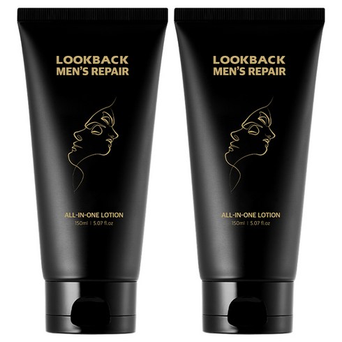 남자저자극올인원로션에센스 - LOOKBACK 남성용 올인원 로션, 150ml, 2개