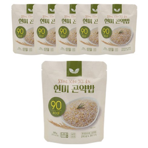 봄날 현미 즉석 곤약밥, 150g, 6개