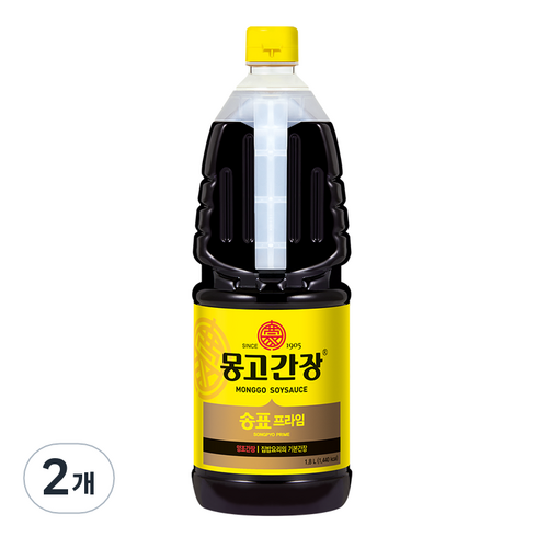 몽고간장프라임 - 몽고간장 송표 프라임, 1.8L, 2개