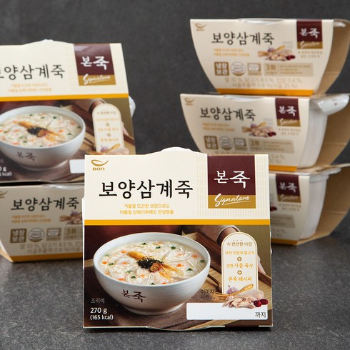 본죽 보양삼계죽, 270g, 6개입