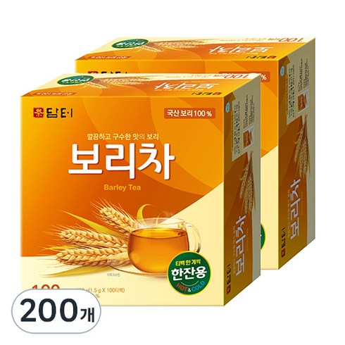 보리차 - 담터 깊고 구수한 보리차, 1.5g, 100개입, 2개