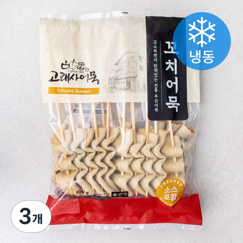 고래사어묵 꼬치어묵 22개입 (냉동), 926g, 3개