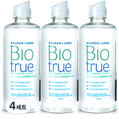 바슈롬 리뉴 바이오트루 다목적용액, 120ml, 12개