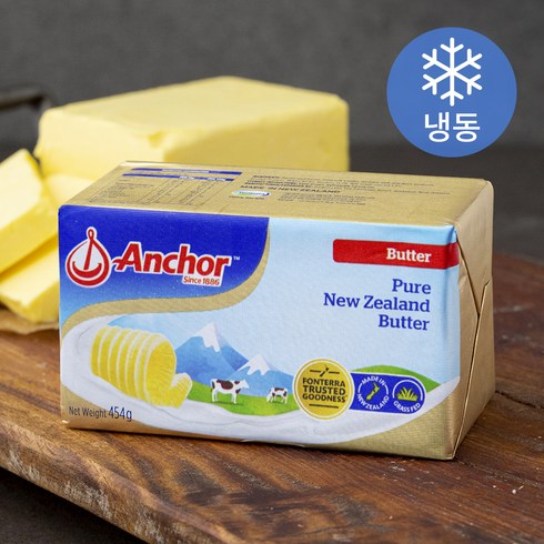 2023년 가성비 최고 버터 - 앵커 버터 (냉동), 454g, 1개