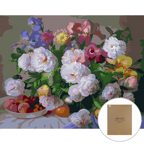 아트조이 DIY 명화그리기 세트 60 x 75 cm, 식탁 위의 꽃병