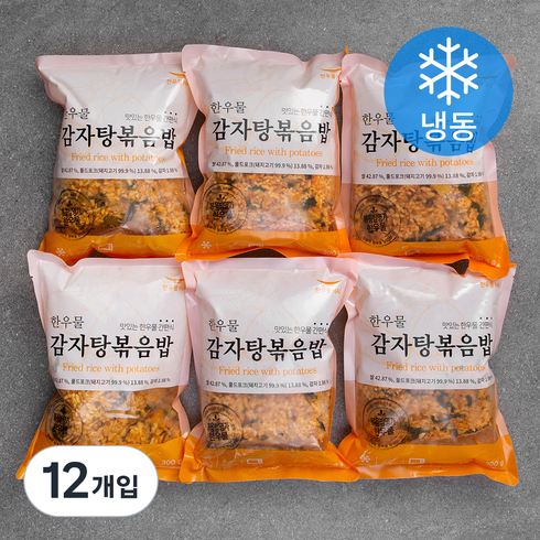 한우물 감자탕볶음밥 (냉동), 300g, 12개입