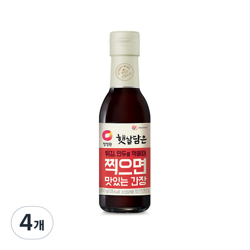 맛있는간장 - 청정원 찍으면 맛있는 간장 150g, 4개