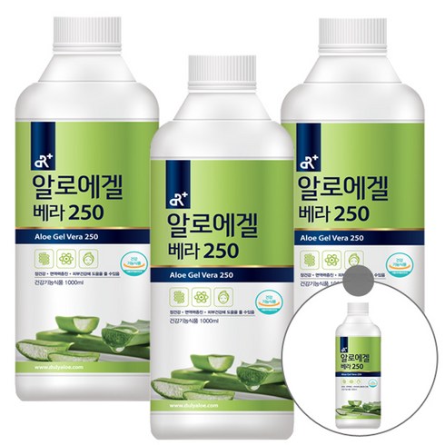 알로에겔 베라 250 오리지널, 1L, 4개