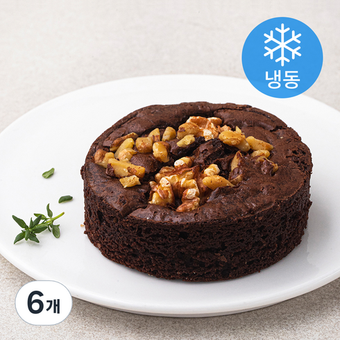 르까도드마비 호두 브라우니 (냉동), 80g, 6개