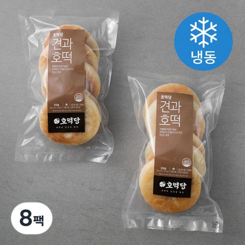 호떡당 견과호떡 (냉동), 350g, 8팩