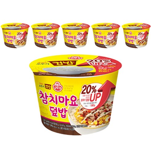 오뚜기 컵밥 참치마요덮밥, 247g, 6개