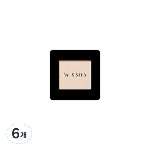 미샤 모던 섀도우 매트, 시크아이리스(MBE01), 6개