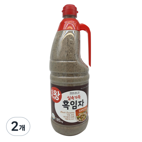 식자재왕 실속가득 흑임자 드레싱소스, 1.85kg, 2개