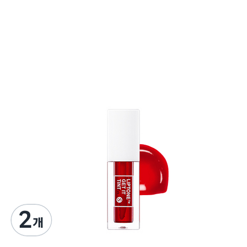 토니모리 립톤 겟잇 틴트S 3g, 04 레드핫, 2개
