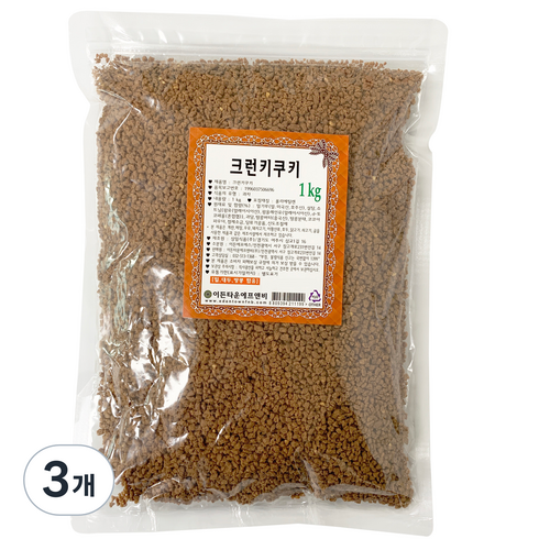 이든타운에프앤비 크런키쿠키, 1kg, 3개