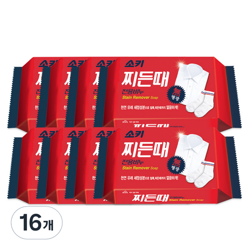 소키 찌든때 전용비누, 150g, 16개