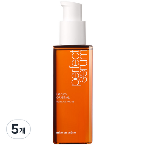 미쟝센 퍼펙트 오리지널 헤어 세럼, 80ml, 5개