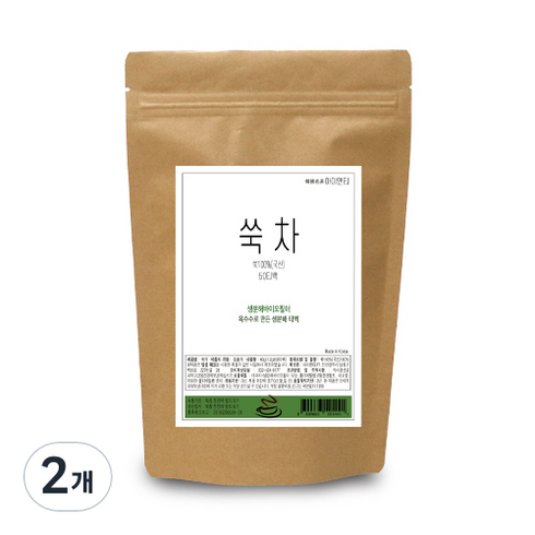 쑥티백 - 아이앤티 자연한잔 쑥차 대용량 삼각티백, 1.2g, 50개입, 2개