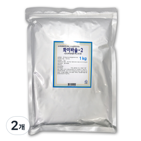 화이바솔 2 난소화성말토덱스트린 식이섬유 분말, 1kg, 2개