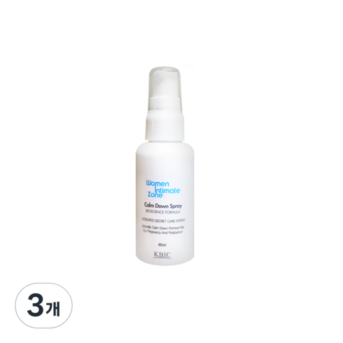 한국바이오인더스트리 캄다운 회음부 스프레이, 60ml, 3개