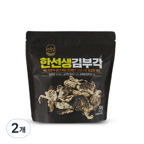 채곡당 한선생 김부각, 30g, 2개