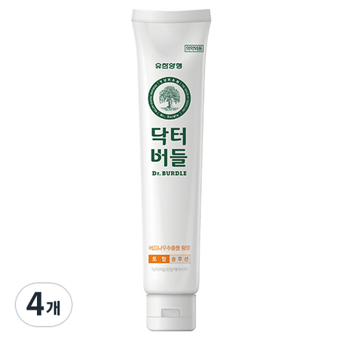 닥터버들 토탈케어 치약, 130g, 4개