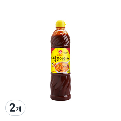 오뚜기 떡볶이소스, 1.08kg, 2개