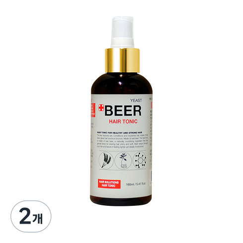 팔레오 모여라 맥주효모 헤어토닉 1병 - 홈로즈 맥주 효모 헤어토닉, 160ml, 2개