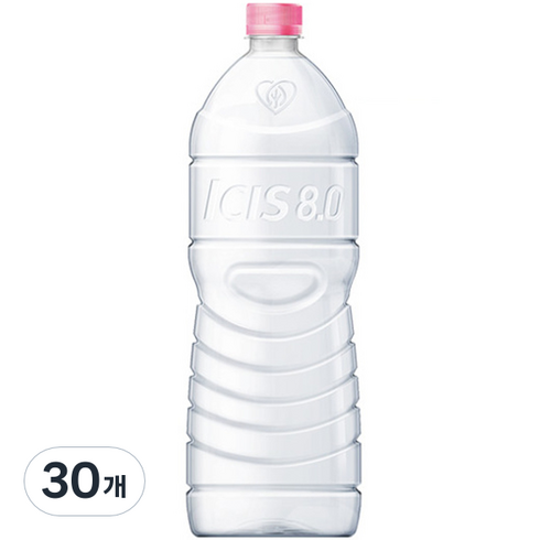 아이시스 8.0 무라벨 ECO 생수, 2L, 30개