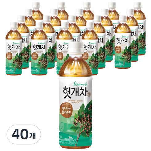 웅진 헛개차, 500ml, 40개