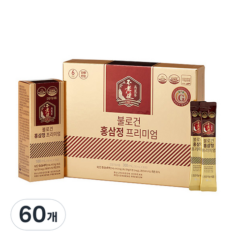 불로건 홍삼정 프리미엄, 10ml, 60개