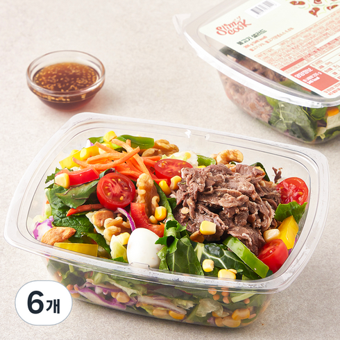 슬림쿡 불고기 샐러드, 255g, 6개