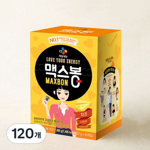 맥스봉치즈 - CJ제일제당 맥스봉치즈, 27g, 120개