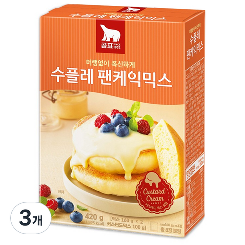 곰표 수플레 팬케익믹스, 420g, 3개