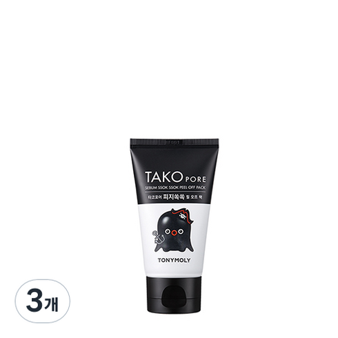 토니모리 타코포어 피지쏙쏙 필 오프 팩, 1개입, 3개