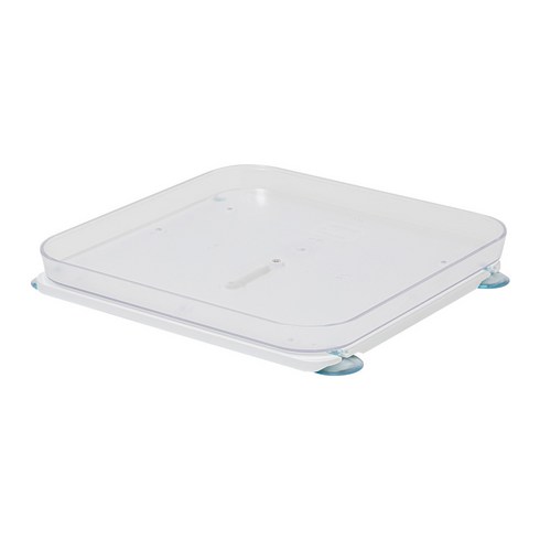 2023년 가성비 최고 냉장고 회전 정리대 - 이지앤프리 턴메이트 회전 트레이 냉장고 턴테이블 정사각, 1개입, 1개