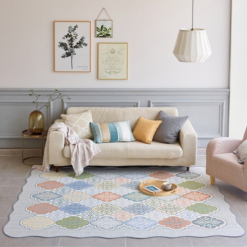 2023년 가성비 최고 워셔블 자카드 FW 카페트 점보특대형 - 베누지오 프레야 사계절 워셔블 자카드 카페트