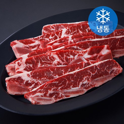 la갈비 - 미트엔조이 미국산 LA 꽃갈비 (냉동), 1kg, 1개