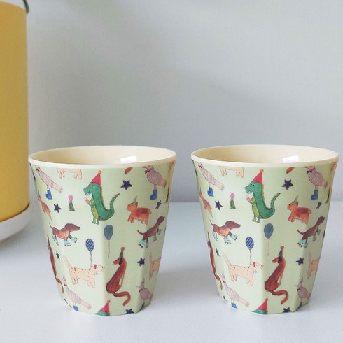 라이스 유아용 덴마크 컵 소, 공룡파티, 2개