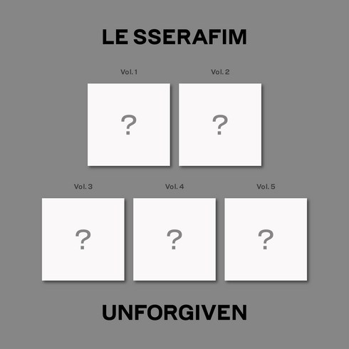 르세라핌 - 1st Studio Album UNFORGIVEN COMPACT ver 랜덤발송 + 아웃박스 + 포토북 + CD-R + 포토카드 + 엽서 + 리릭 포스터 세트, 1CD