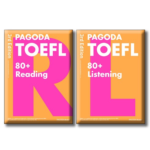 PAGODA TOEFL 80+ Reading + Listening 세트 전 2권 개정3판, 파고다북스