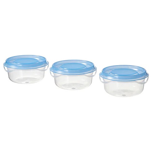 2023년 가성비 최고 이케아 - 이케아 프루타 식품보관용기 투명블루 70ml 304.449.44, 1개, 3개