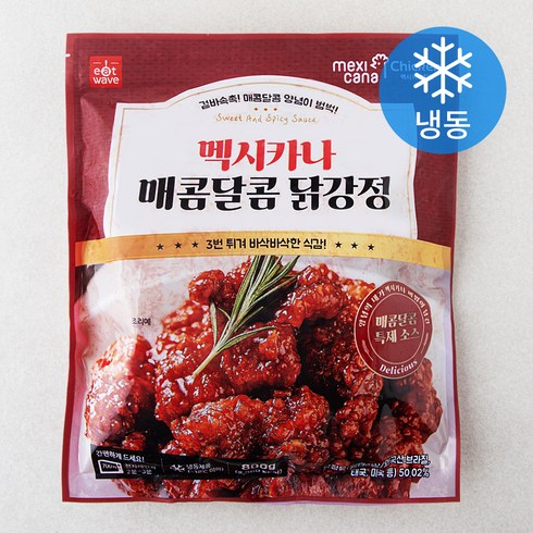 멕시카나닭강정 - 멕시카나 매콤달콤 닭강정 (냉동), 800g, 1개