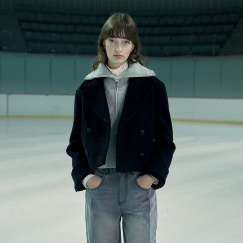 2023년 가성비 최고 다크네이비코트 - 쥬시쥬디 여성용 J더블크롭 자켓형 코트 JXCA720C